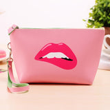 PU Leather Women Day Clutches Bags Makeup Bag