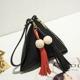 Mini Triangle Women Clutch Purse Hand Bag