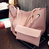 Vintage Handbags Women PU Leather Large Capacity
