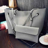 Vintage Handbags Women PU Leather Large Capacity