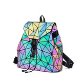 Luminous Geometry Women  Student Drawsting School Bags