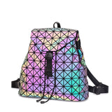 Luminous Geometry Women  Student Drawsting School Bags