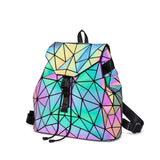 Luminous Geometry Women  Student Drawsting School Bags