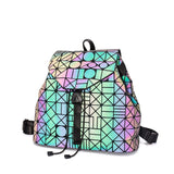 Luminous Geometry Women  Student Drawsting School Bags