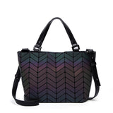 New Geometry Women Bags Luminous  2019 Japan Style