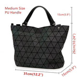 New Geometry Women Bags Luminous  2019 Japan Style