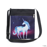 Flamingo Design Canvas Flap Handbags
