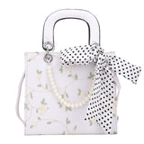 Sweet Girl Pearl Tote Bag