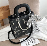 Sweet Girl Pearl Tote Bag