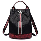 Leather Fashion Backpacks School Bags