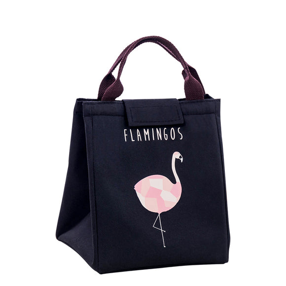 Handbags Bags Women Canvas Small Fresh Handbag flamingo